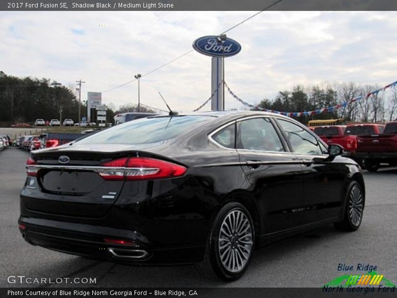 Shadow Black / Medium Light Stone 2017 Ford Fusion SE