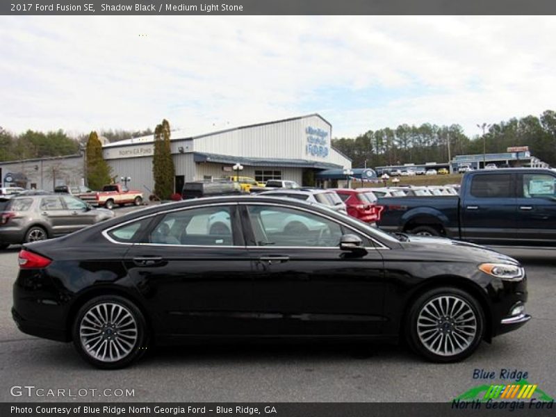 Shadow Black / Medium Light Stone 2017 Ford Fusion SE