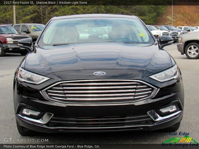 Shadow Black / Medium Light Stone 2017 Ford Fusion SE