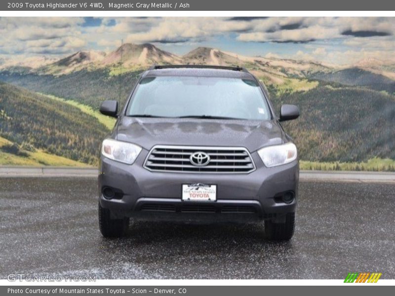 Magnetic Gray Metallic / Ash 2009 Toyota Highlander V6 4WD