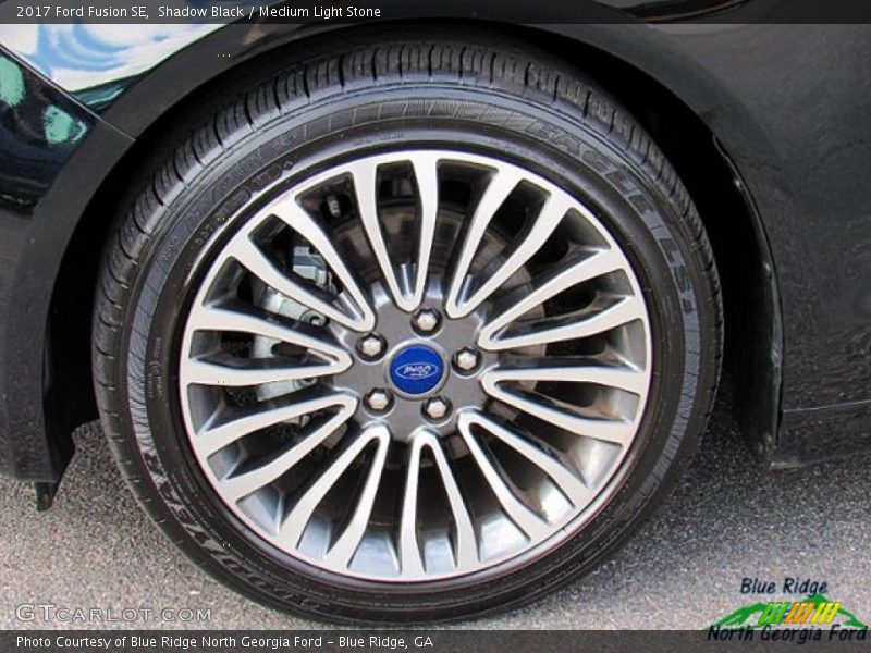 Shadow Black / Medium Light Stone 2017 Ford Fusion SE