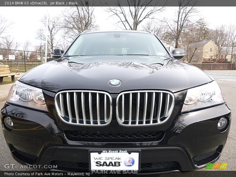Jet Black / Black 2014 BMW X3 xDrive28i