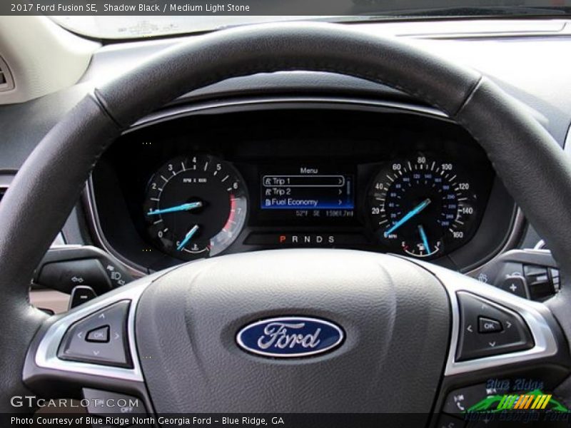 Shadow Black / Medium Light Stone 2017 Ford Fusion SE