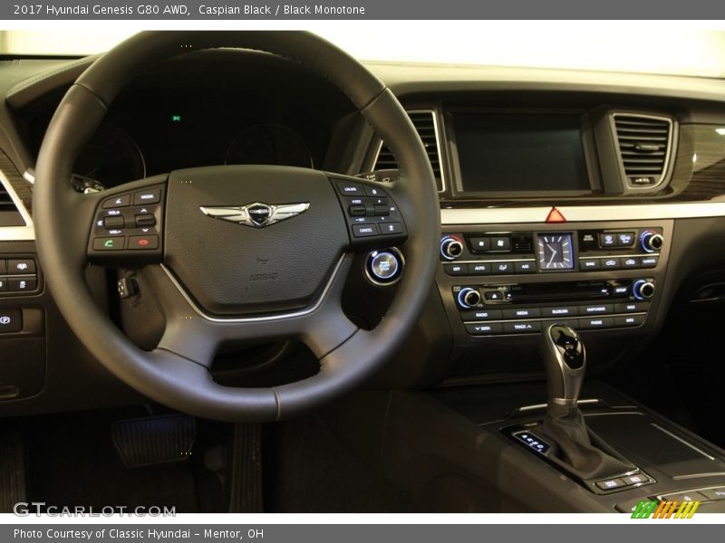 Caspian Black / Black Monotone 2017 Hyundai Genesis G80 AWD
