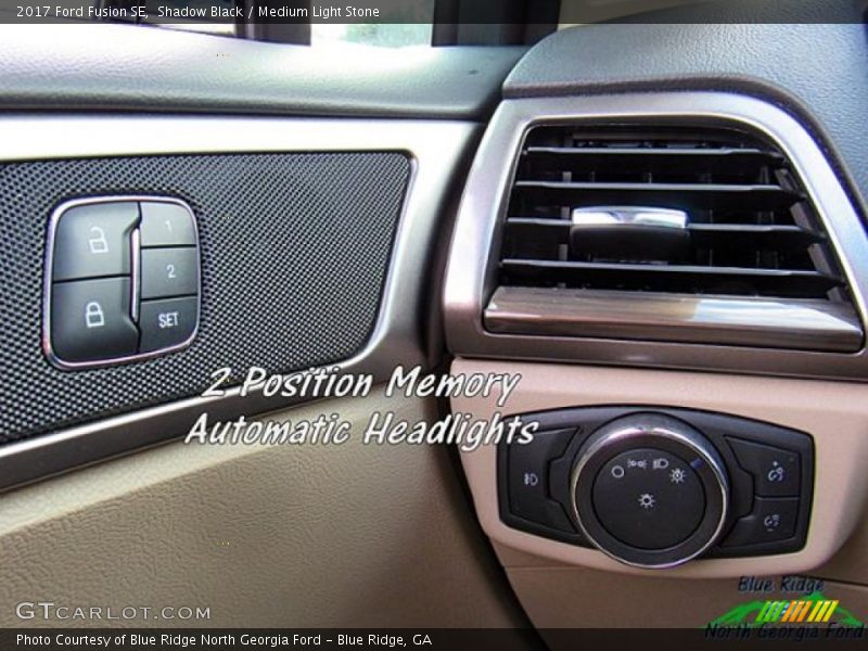 Shadow Black / Medium Light Stone 2017 Ford Fusion SE