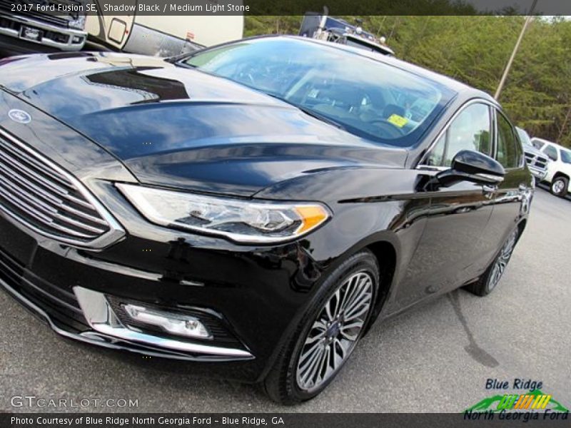 Shadow Black / Medium Light Stone 2017 Ford Fusion SE