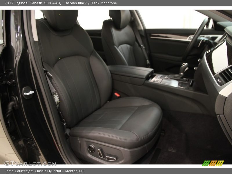 Caspian Black / Black Monotone 2017 Hyundai Genesis G80 AWD