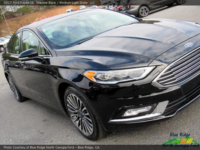Shadow Black / Medium Light Stone 2017 Ford Fusion SE