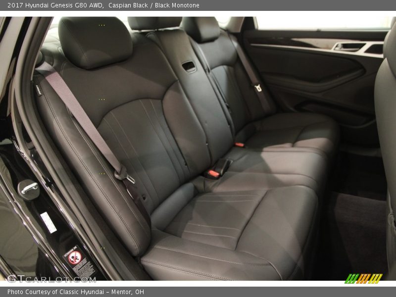 Caspian Black / Black Monotone 2017 Hyundai Genesis G80 AWD