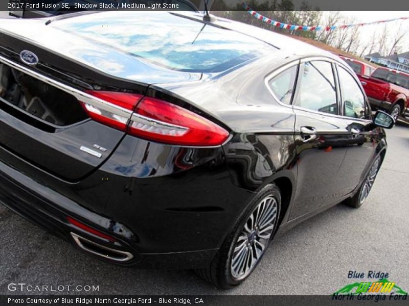 Shadow Black / Medium Light Stone 2017 Ford Fusion SE