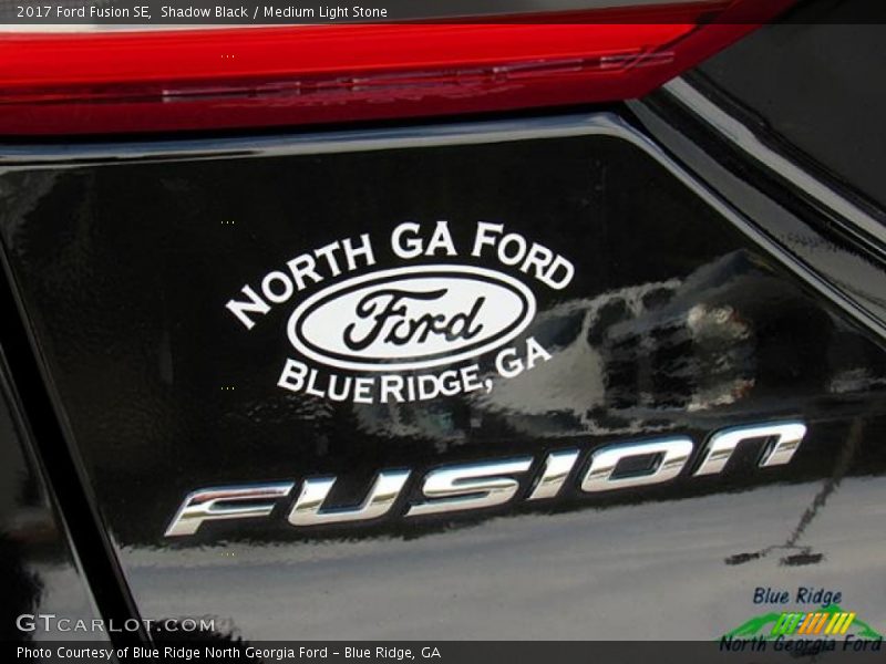 Shadow Black / Medium Light Stone 2017 Ford Fusion SE