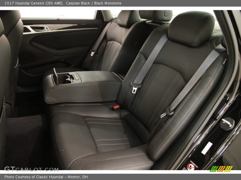 Caspian Black / Black Monotone 2017 Hyundai Genesis G80 AWD