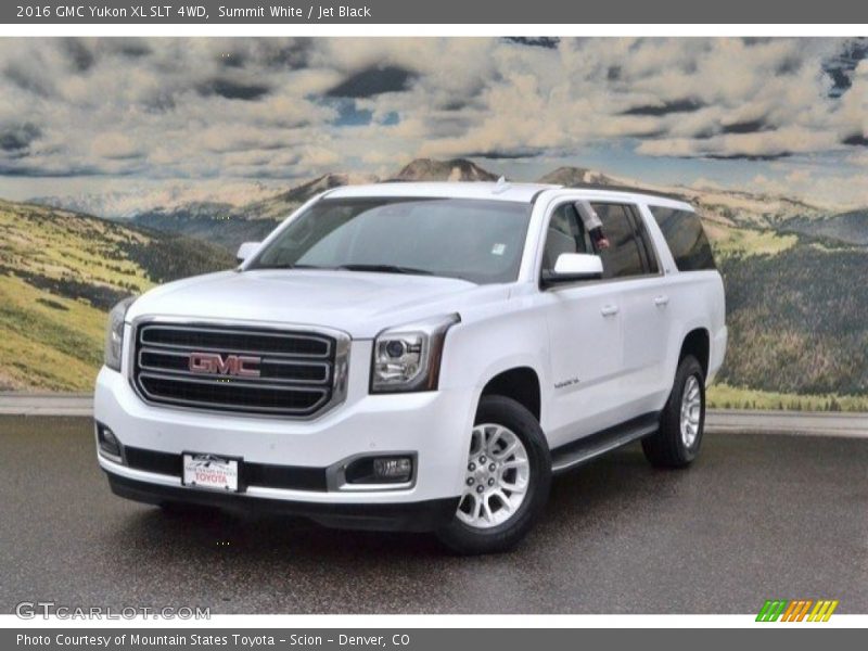 Summit White / Jet Black 2016 GMC Yukon XL SLT 4WD