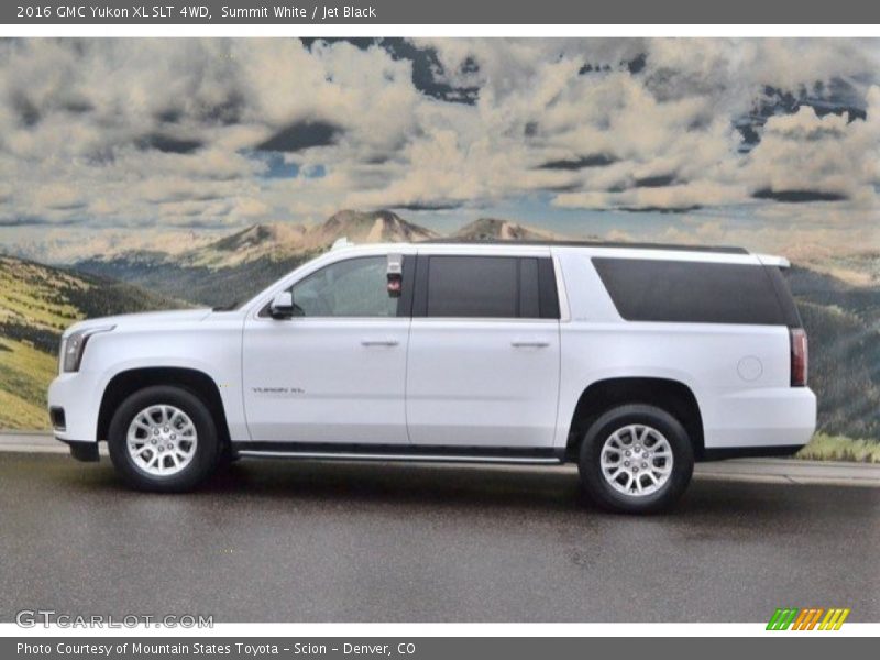 Summit White / Jet Black 2016 GMC Yukon XL SLT 4WD