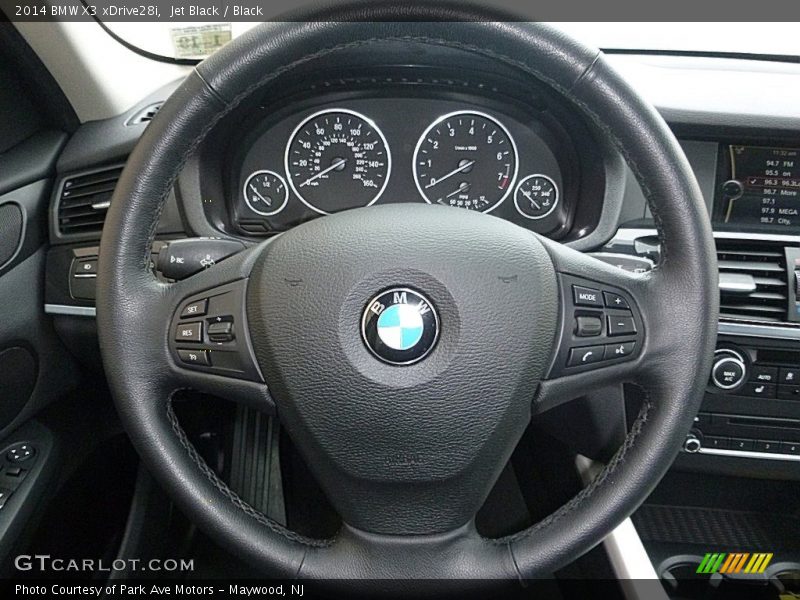 Jet Black / Black 2014 BMW X3 xDrive28i