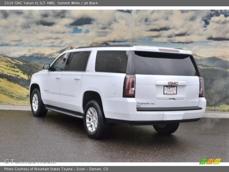Summit White / Jet Black 2016 GMC Yukon XL SLT 4WD