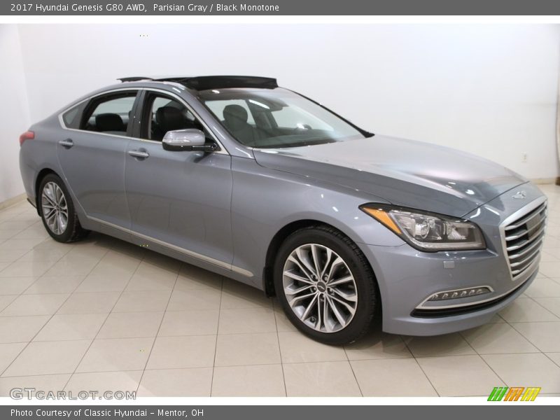Parisian Gray / Black Monotone 2017 Hyundai Genesis G80 AWD