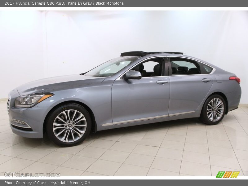 Parisian Gray / Black Monotone 2017 Hyundai Genesis G80 AWD