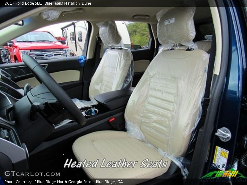 Blue Jeans Metallic / Dune 2017 Ford Edge SEL