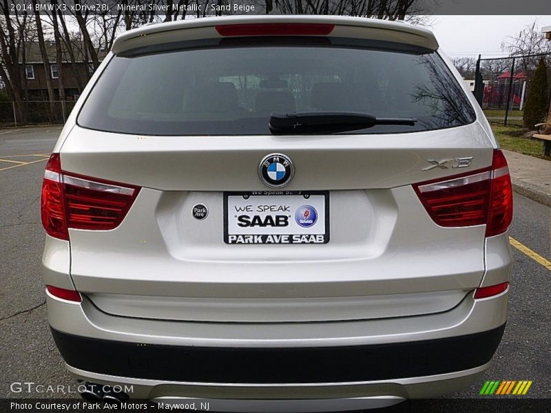 Mineral Silver Metallic / Sand Beige 2014 BMW X3 xDrive28i