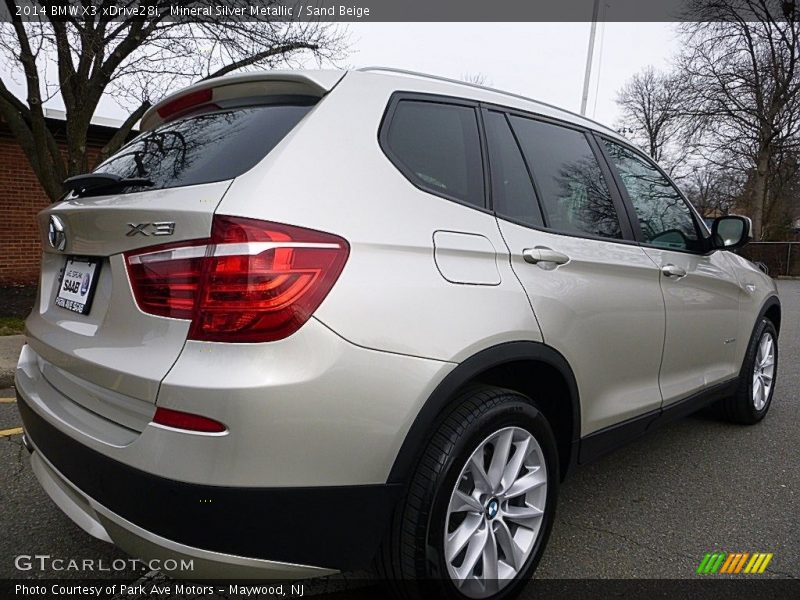 Mineral Silver Metallic / Sand Beige 2014 BMW X3 xDrive28i