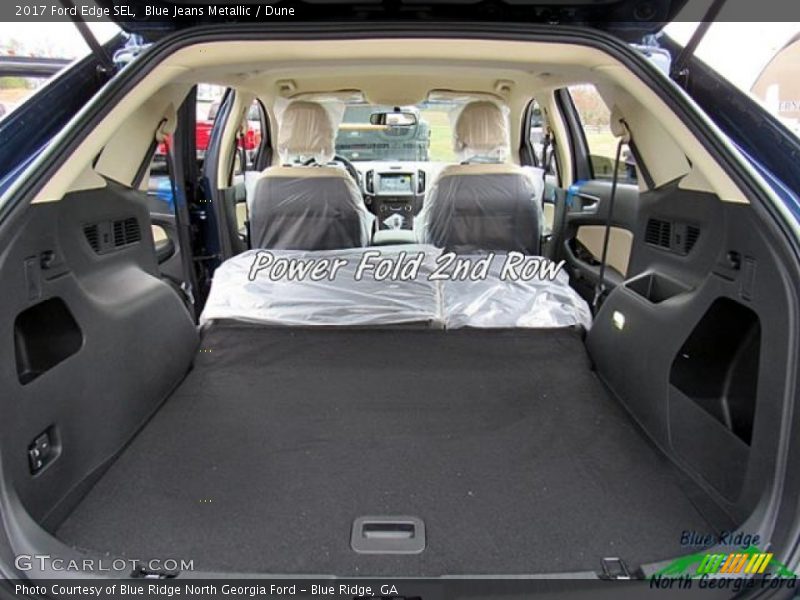 Blue Jeans Metallic / Dune 2017 Ford Edge SEL