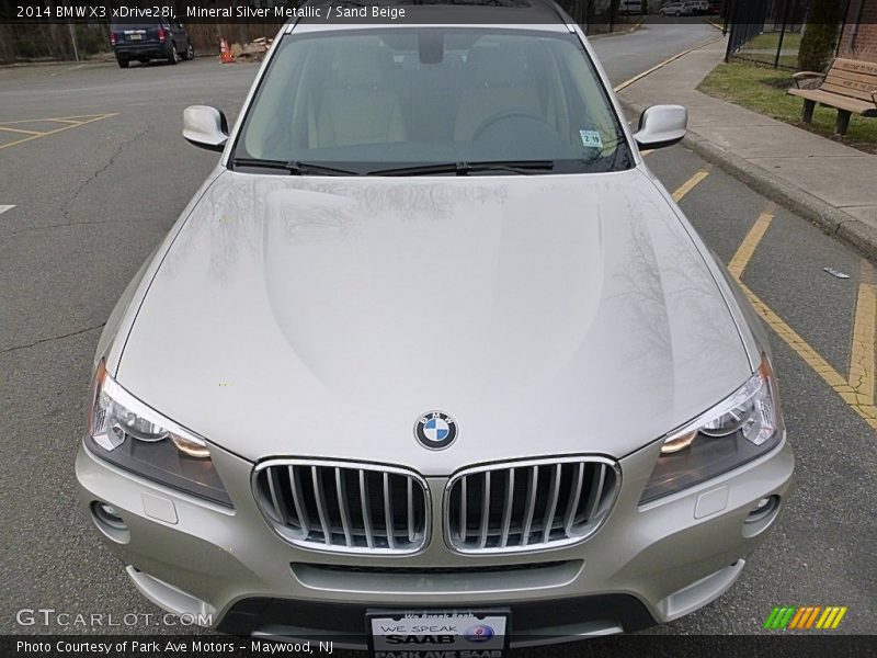 Mineral Silver Metallic / Sand Beige 2014 BMW X3 xDrive28i
