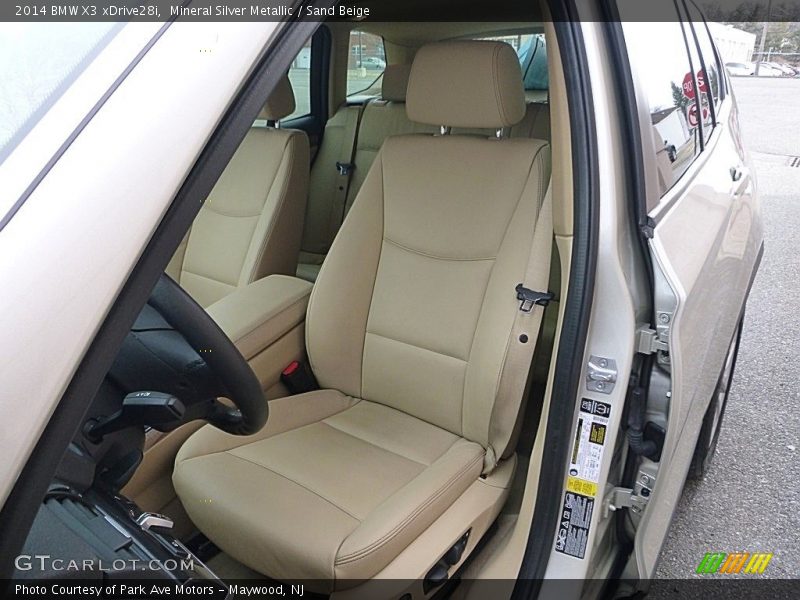 Mineral Silver Metallic / Sand Beige 2014 BMW X3 xDrive28i