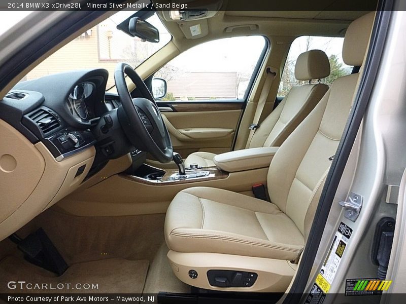 Mineral Silver Metallic / Sand Beige 2014 BMW X3 xDrive28i