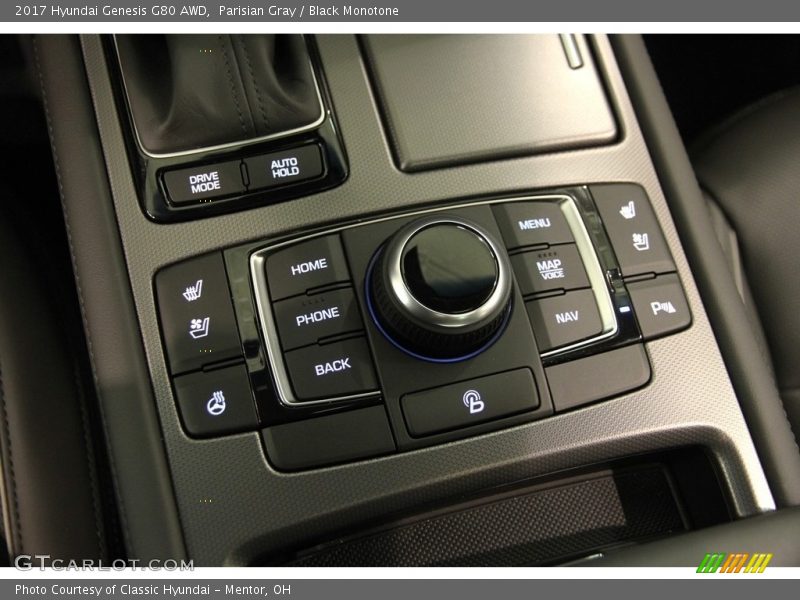 Parisian Gray / Black Monotone 2017 Hyundai Genesis G80 AWD