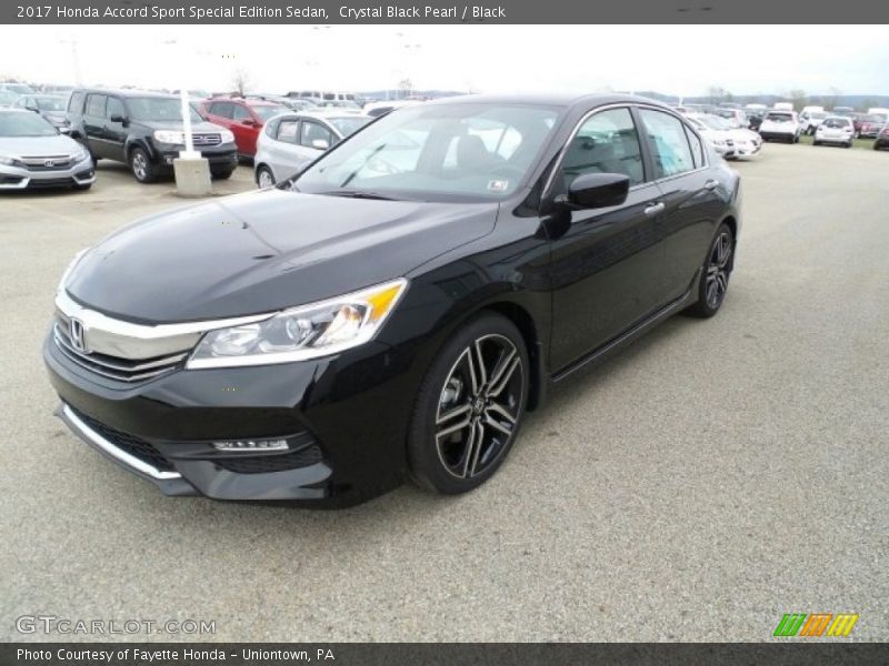 Crystal Black Pearl / Black 2017 Honda Accord Sport Special Edition Sedan