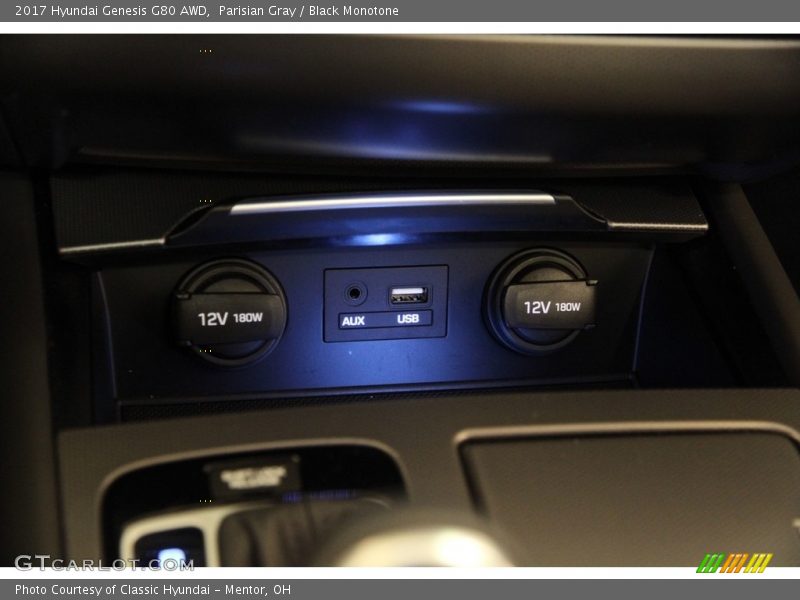 Parisian Gray / Black Monotone 2017 Hyundai Genesis G80 AWD