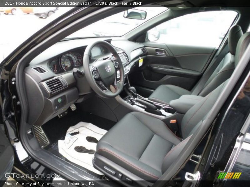 Crystal Black Pearl / Black 2017 Honda Accord Sport Special Edition Sedan