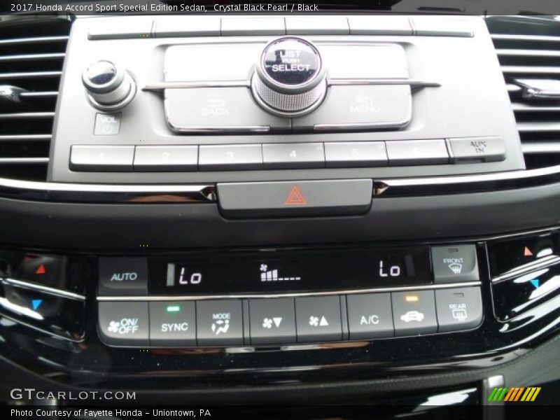 Crystal Black Pearl / Black 2017 Honda Accord Sport Special Edition Sedan