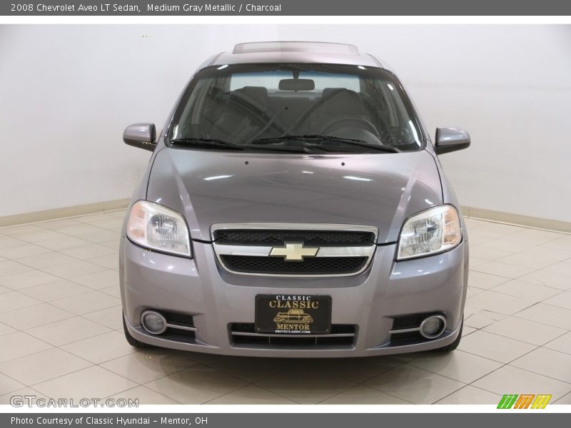 Medium Gray Metallic / Charcoal 2008 Chevrolet Aveo LT Sedan