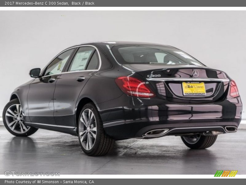 Black / Black 2017 Mercedes-Benz C 300 Sedan