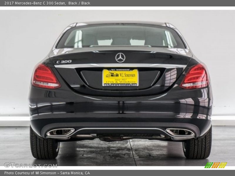 Black / Black 2017 Mercedes-Benz C 300 Sedan