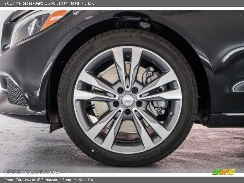 Black / Black 2017 Mercedes-Benz C 300 Sedan
