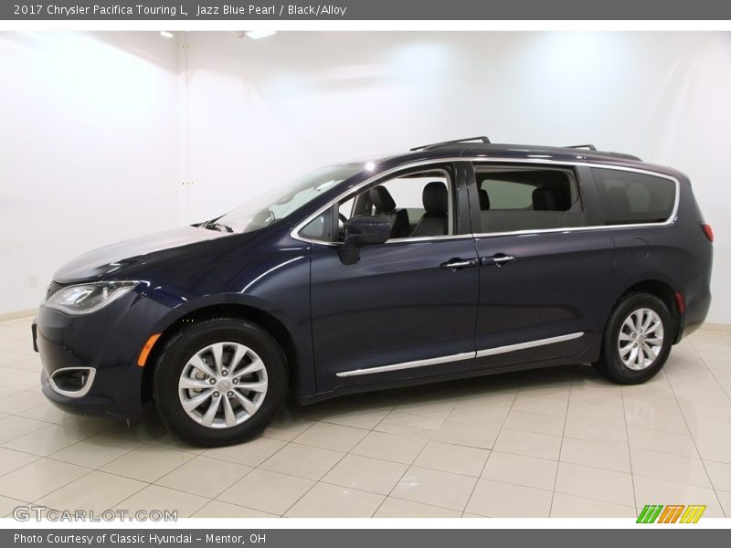 Jazz Blue Pearl / Black/Alloy 2017 Chrysler Pacifica Touring L