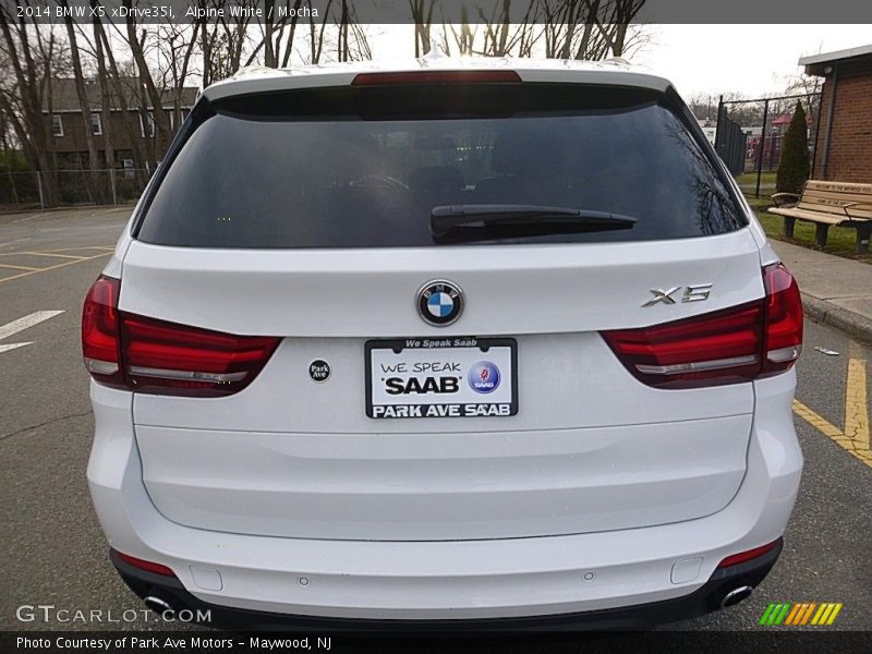 Alpine White / Mocha 2014 BMW X5 xDrive35i