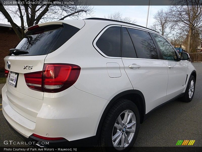 Alpine White / Mocha 2014 BMW X5 xDrive35i