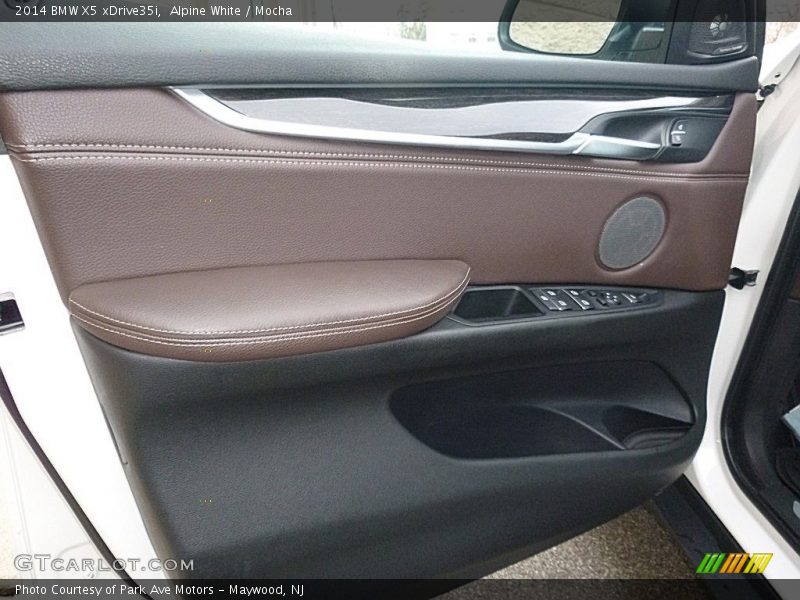 Alpine White / Mocha 2014 BMW X5 xDrive35i