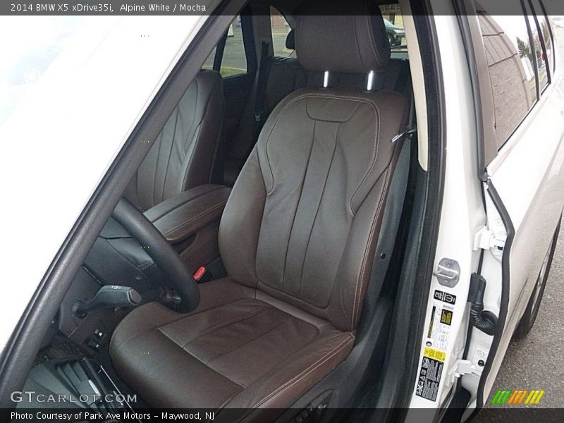 Alpine White / Mocha 2014 BMW X5 xDrive35i