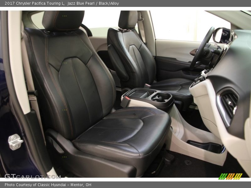 Jazz Blue Pearl / Black/Alloy 2017 Chrysler Pacifica Touring L