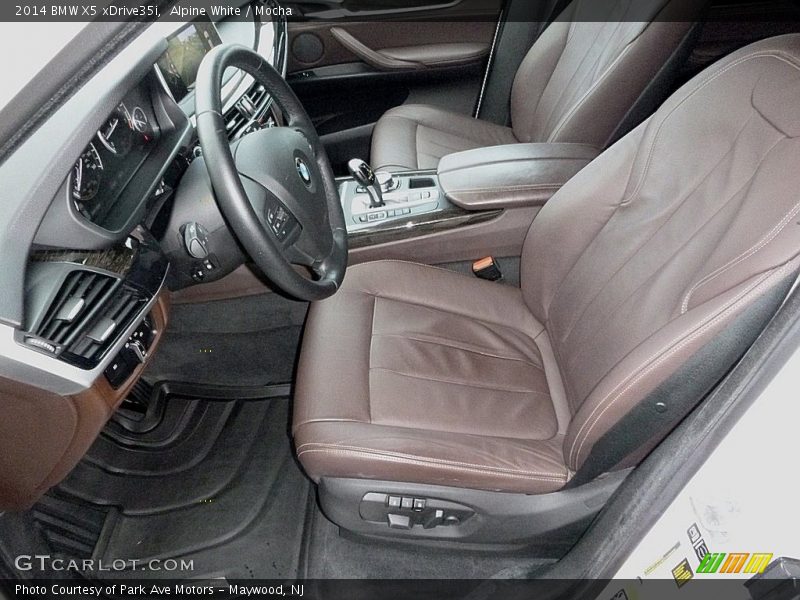 Alpine White / Mocha 2014 BMW X5 xDrive35i