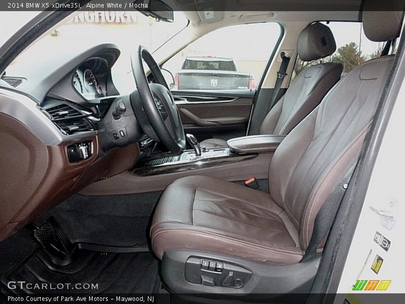 Alpine White / Mocha 2014 BMW X5 xDrive35i