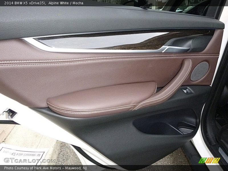 Alpine White / Mocha 2014 BMW X5 xDrive35i