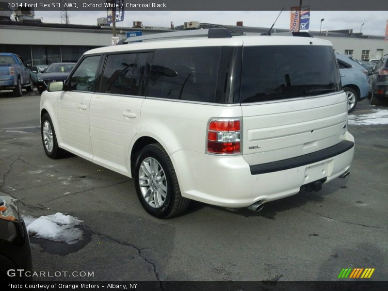 Oxford White / Charcoal Black 2014 Ford Flex SEL AWD