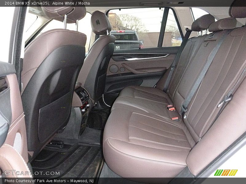 Alpine White / Mocha 2014 BMW X5 xDrive35i