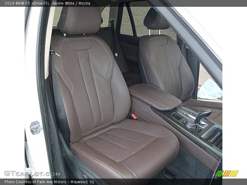 Alpine White / Mocha 2014 BMW X5 xDrive35i